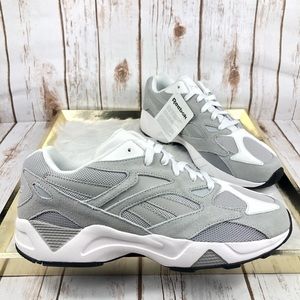 New Reebok Aztrek 96 Grey White Sneakers